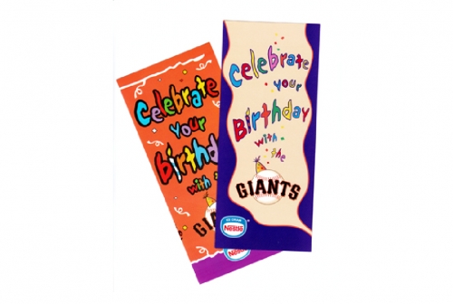 San Francisco Giants Birthday Brochure