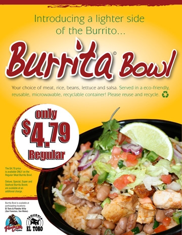 Pancho Villa Burrita Bowl Ad